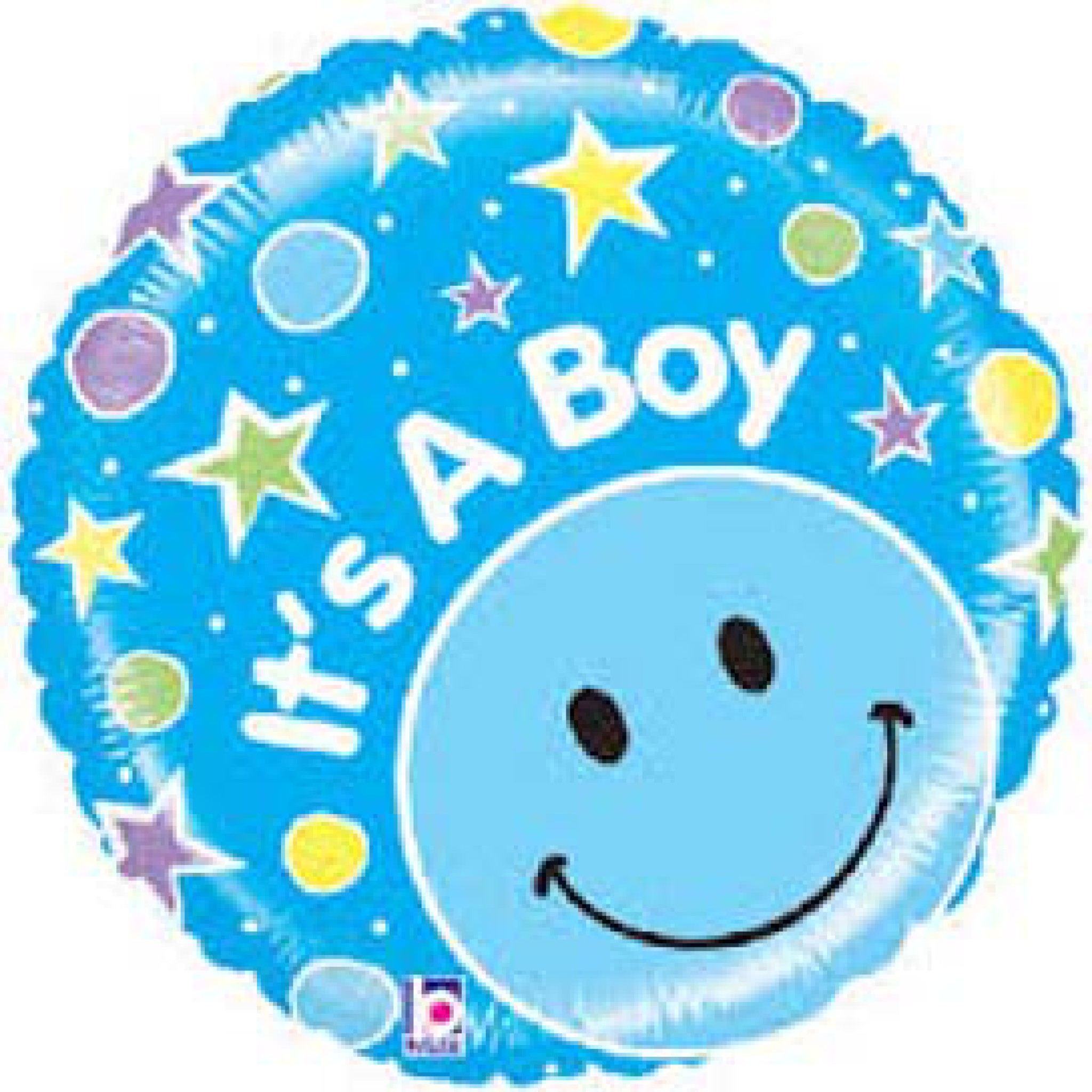 16?-Sweet Baby Boy Orbz Helium Foil Balloon