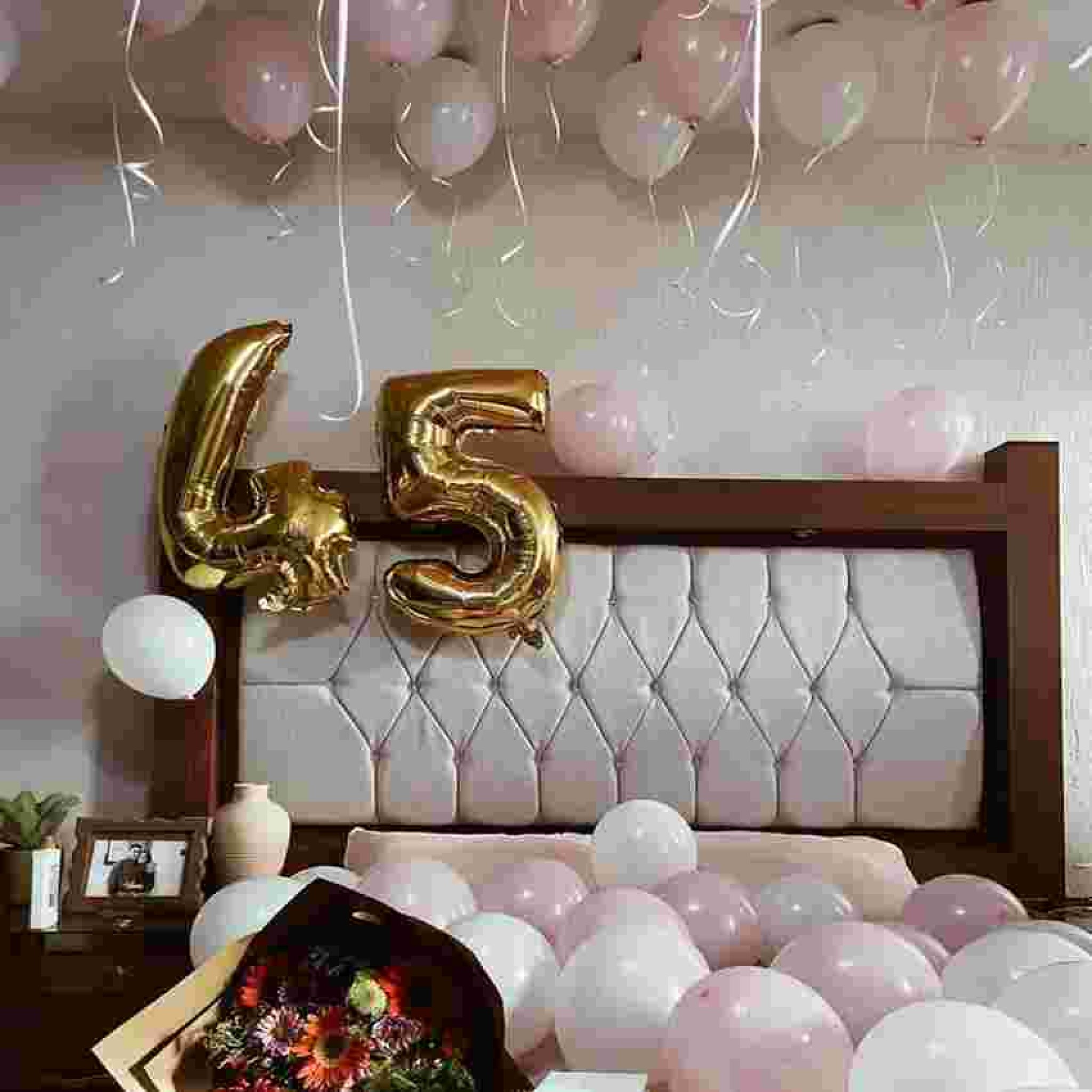 45th Birthday Balloon Decoration Package | Balloon Zone Dubai
