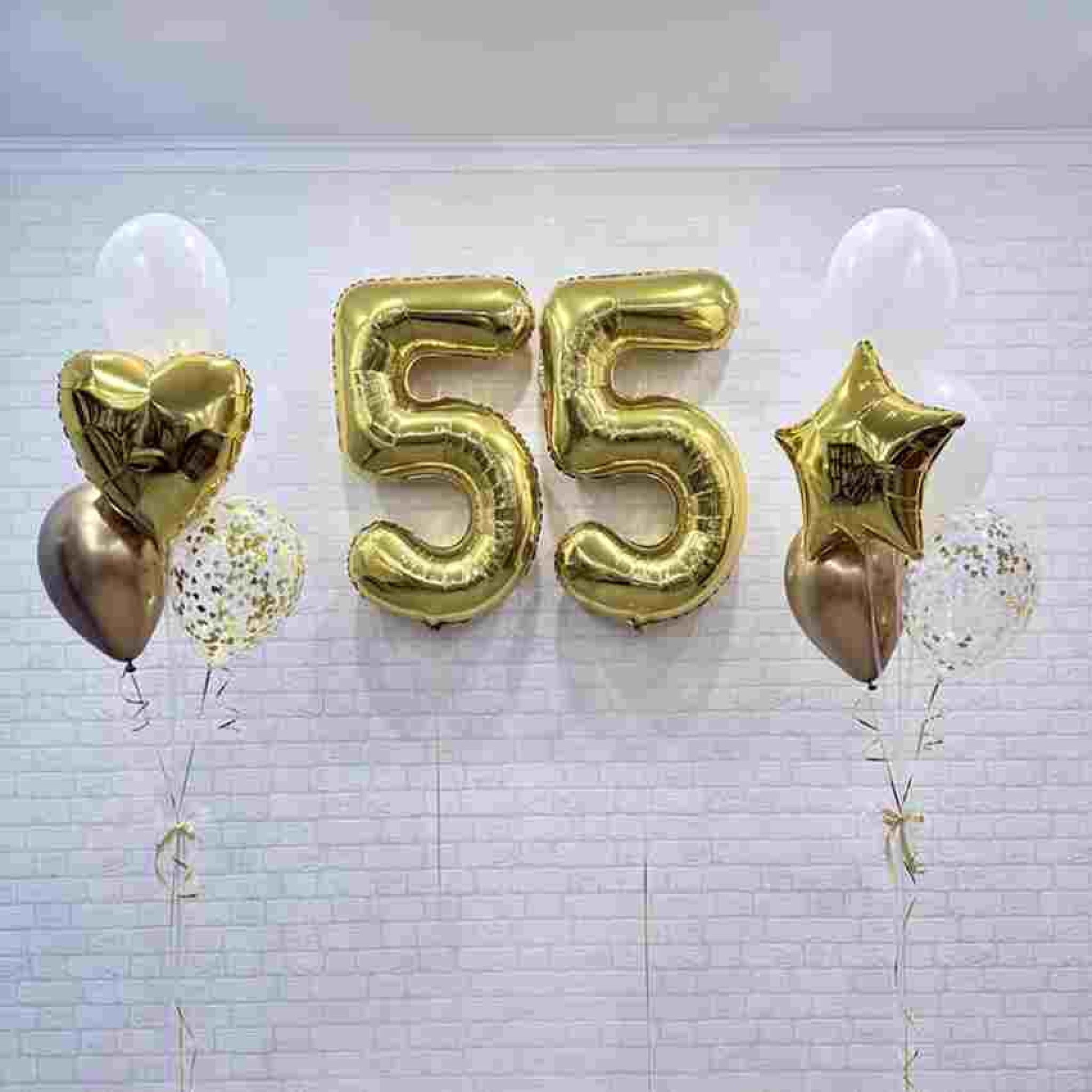 55th Birthday Balloon Decoration Package | Balloon Zone Dubai