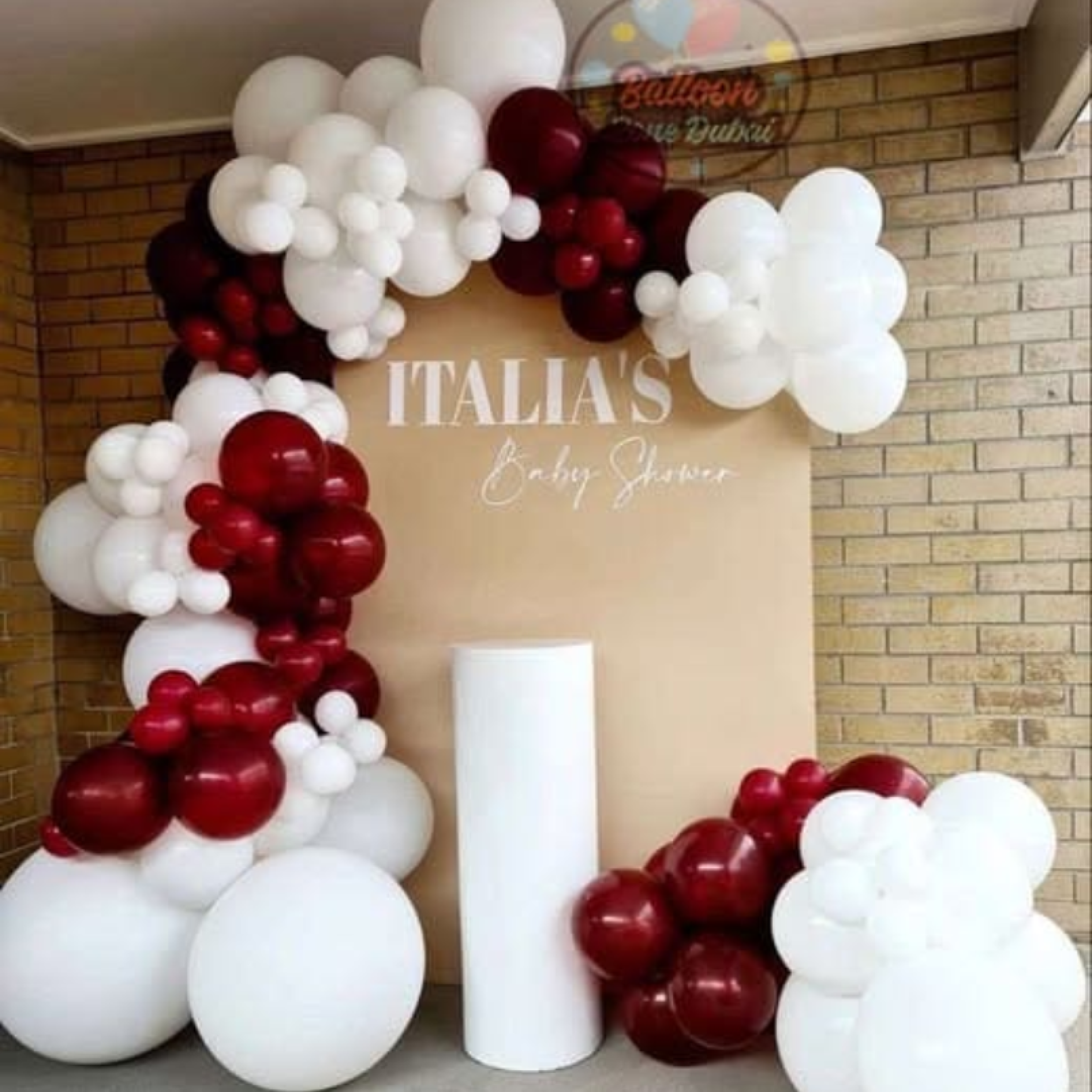 Blush Bloom organic balloons decoration package 