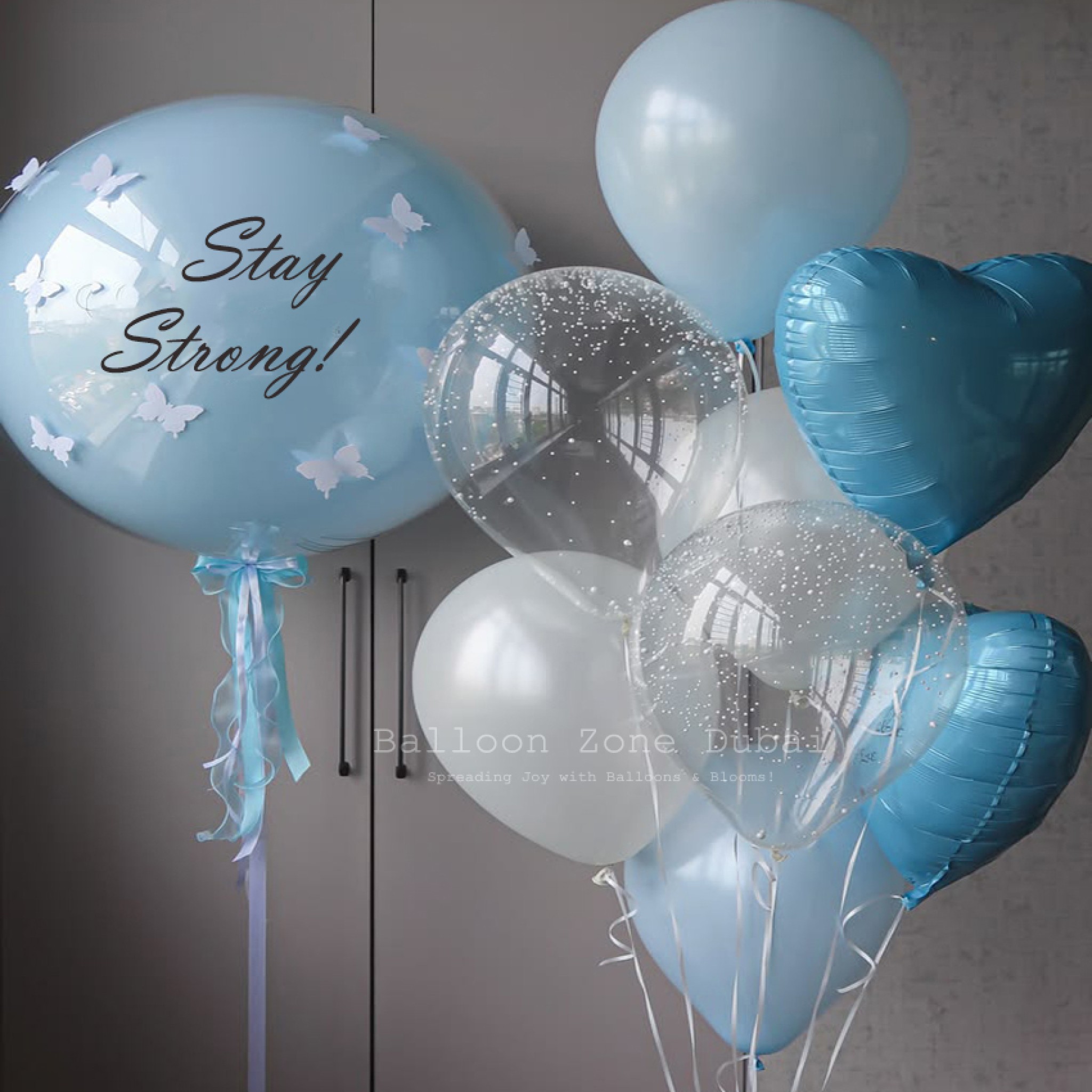 Blush Success Balloon Bouquet Package