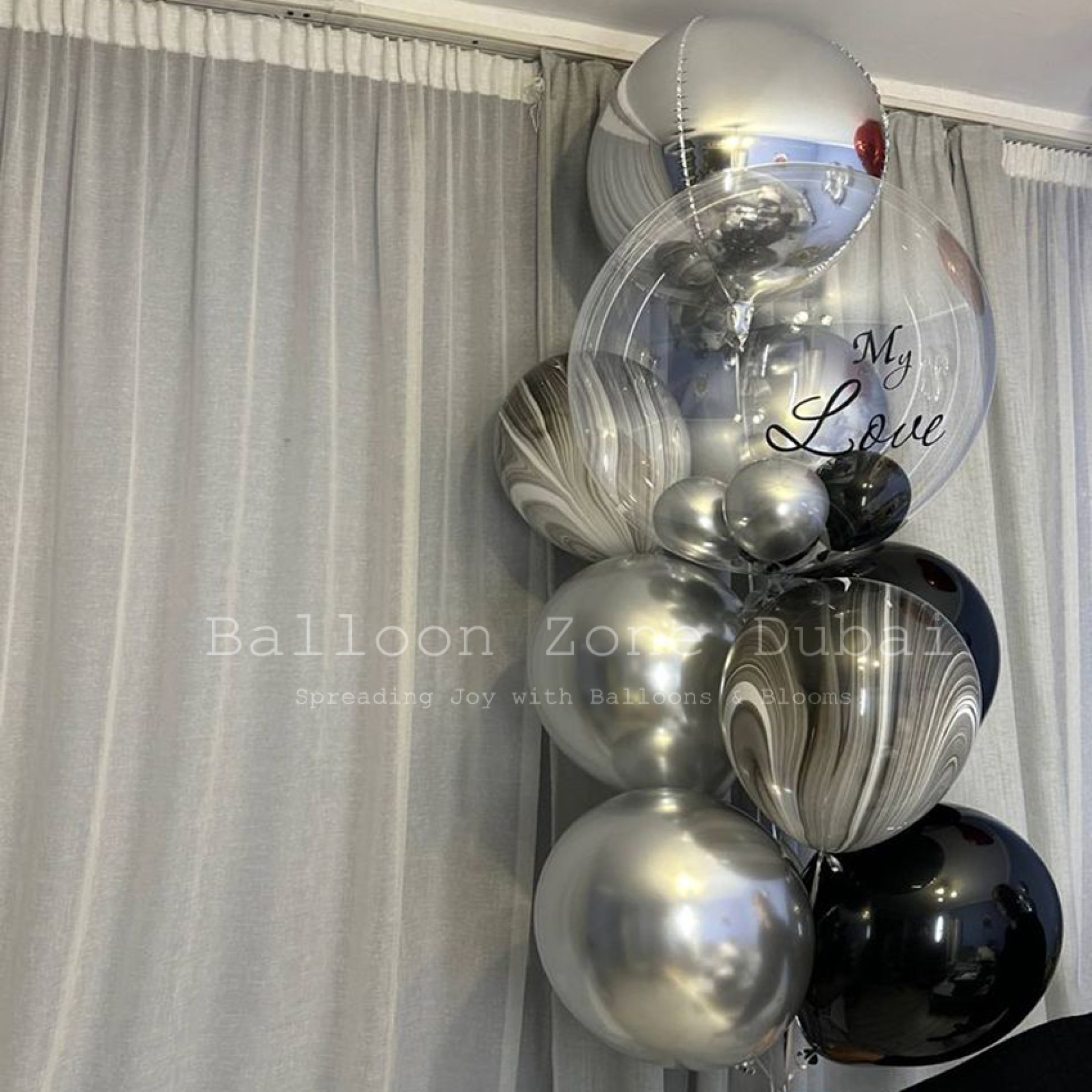Customized Orbz Balloon Bouquet Celebration Set