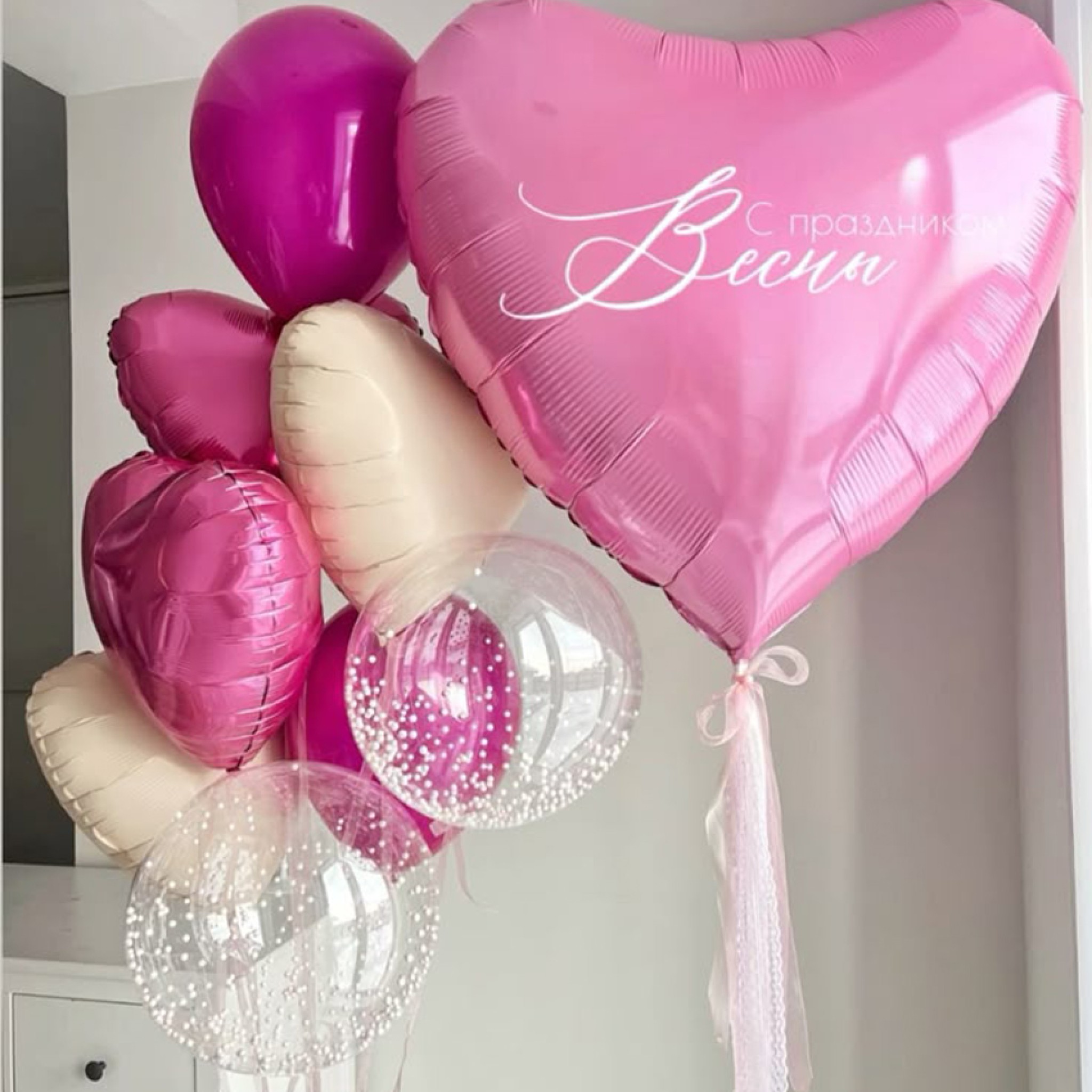 Dream Custom Balloon bouquet set up