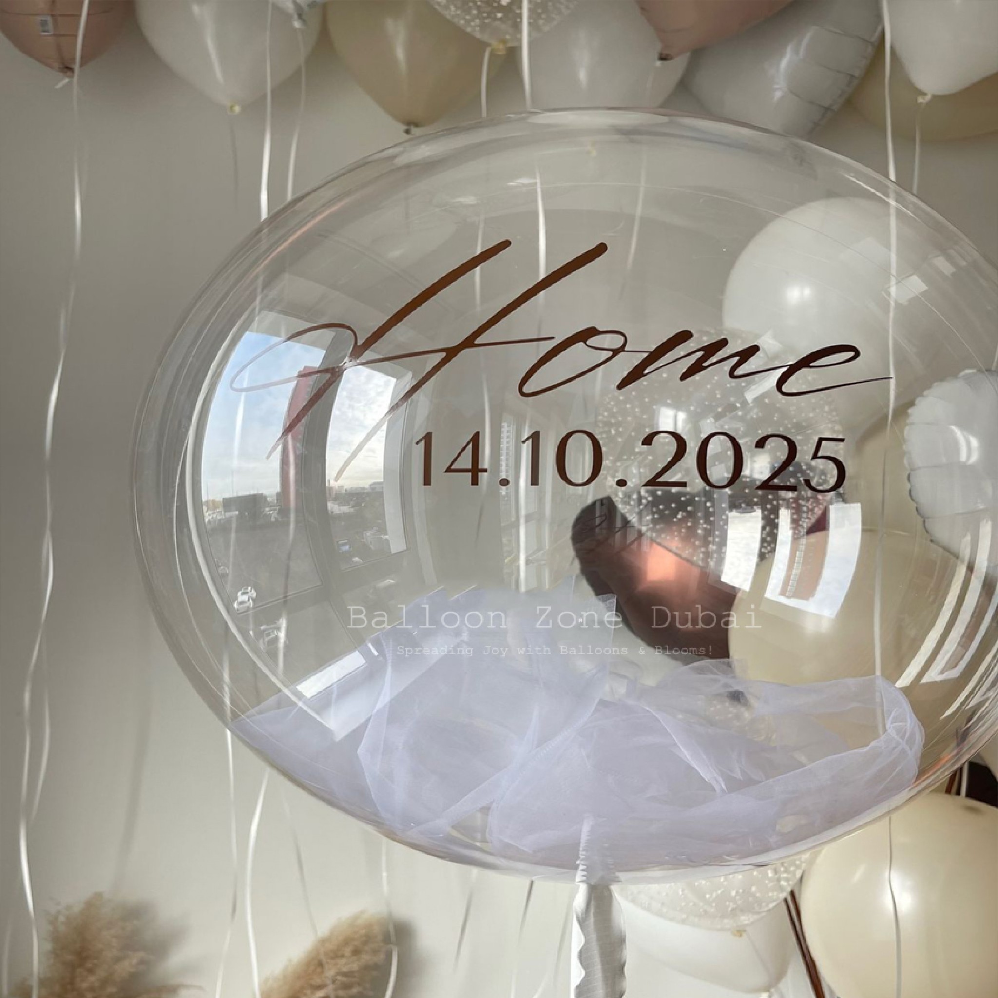 Elegant Celebration Bubble Balloon & Ceiling Decor Set