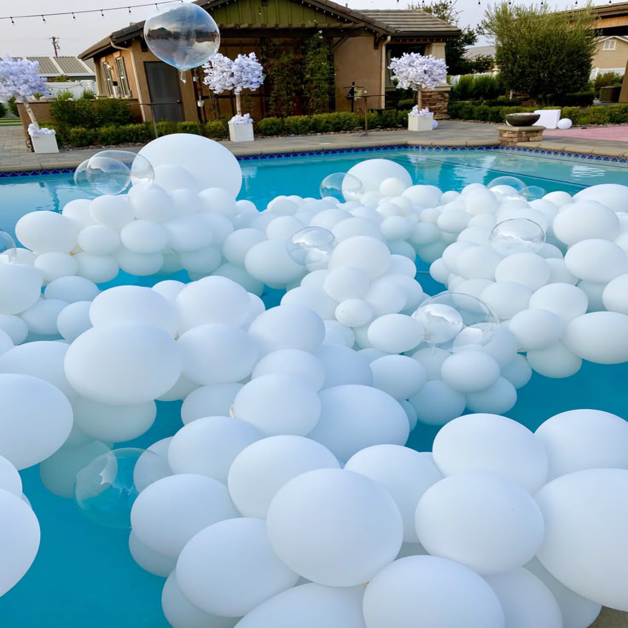 Floating Fantasy: Pool Balloon Décor Set Up (SP-ID#1001)
