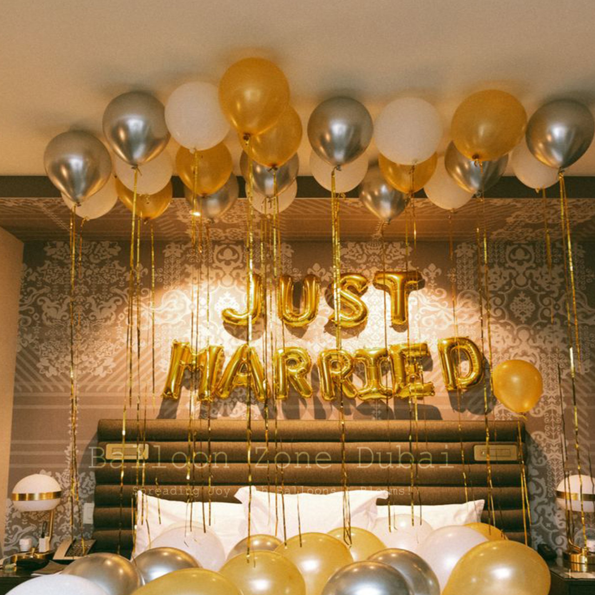Golden Just Married Honeymoon Celebration Package