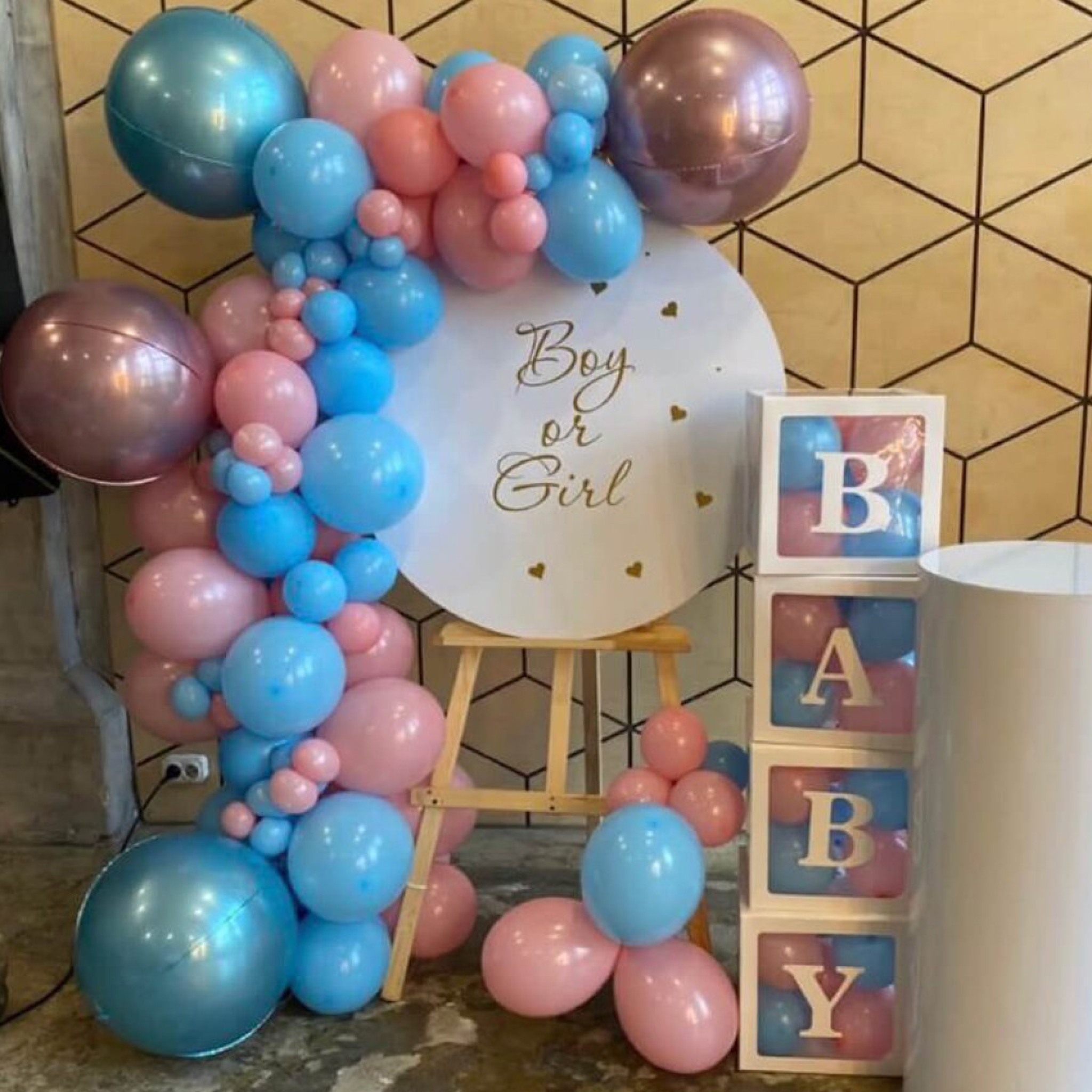 Luxury baby shower Event Balloon Package 