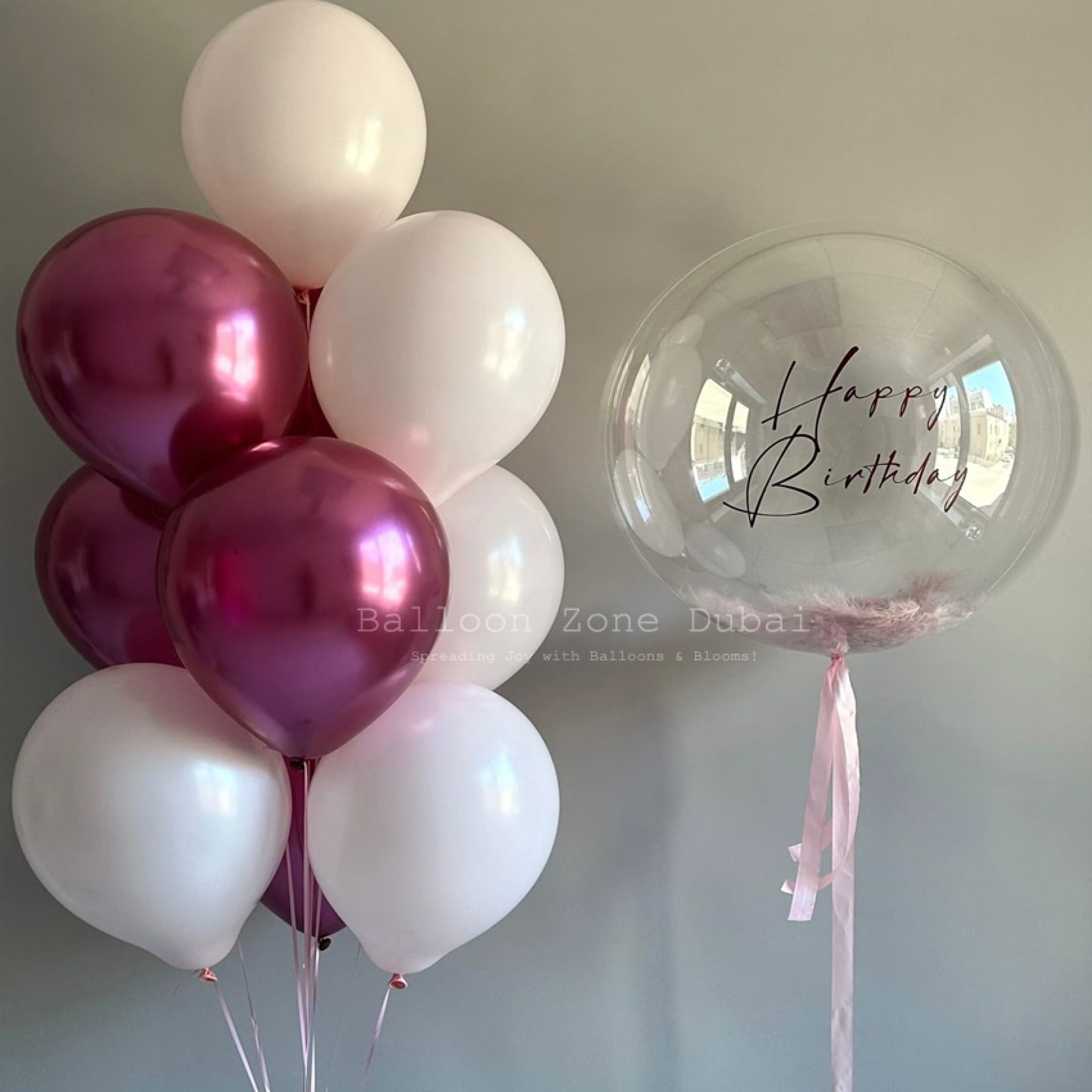Luxury Bubble Balloon Bouquet Set