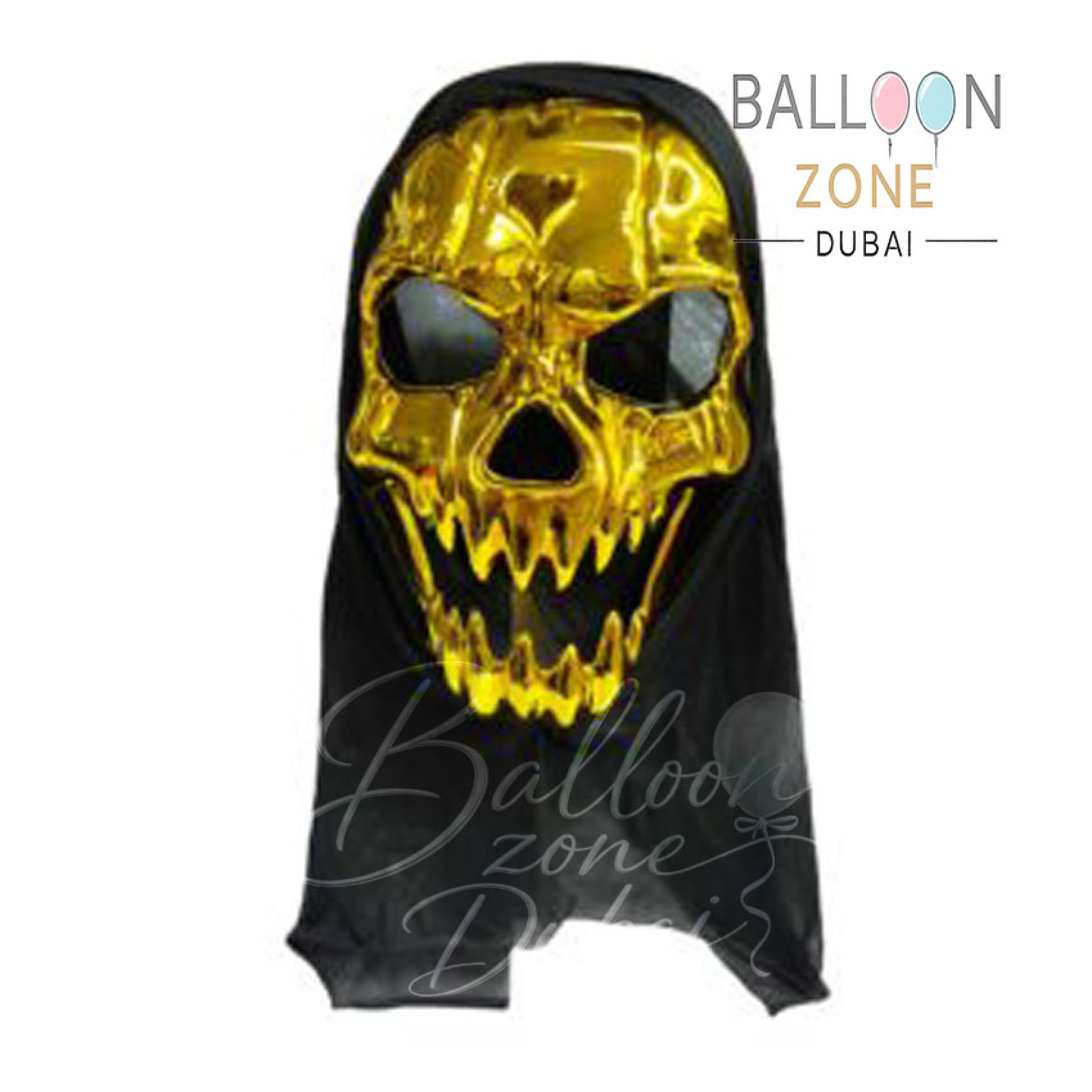 Metallic Gold Skull Halloween Mask â€“ Halloween Costume