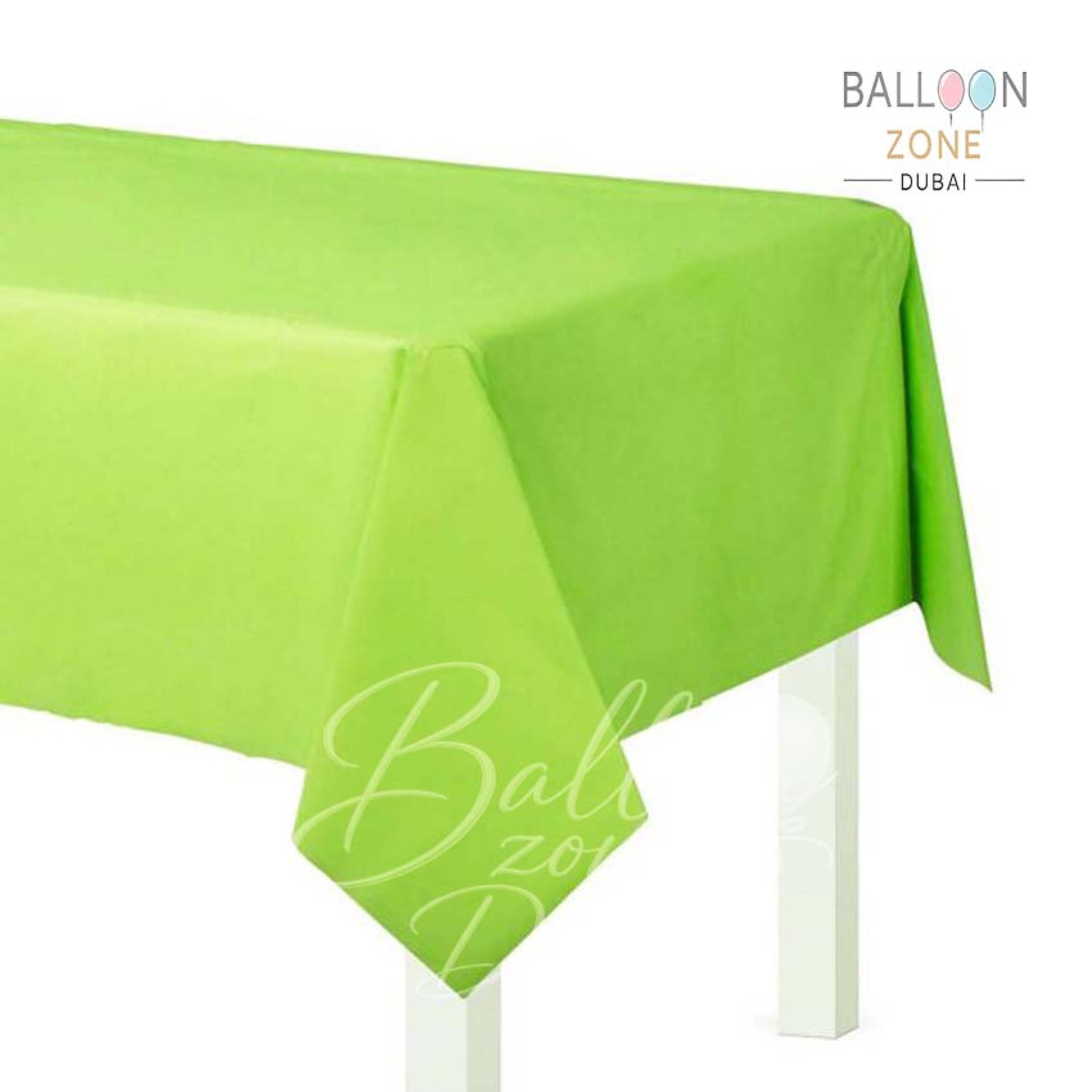 Mint Green Plastic Table Cover