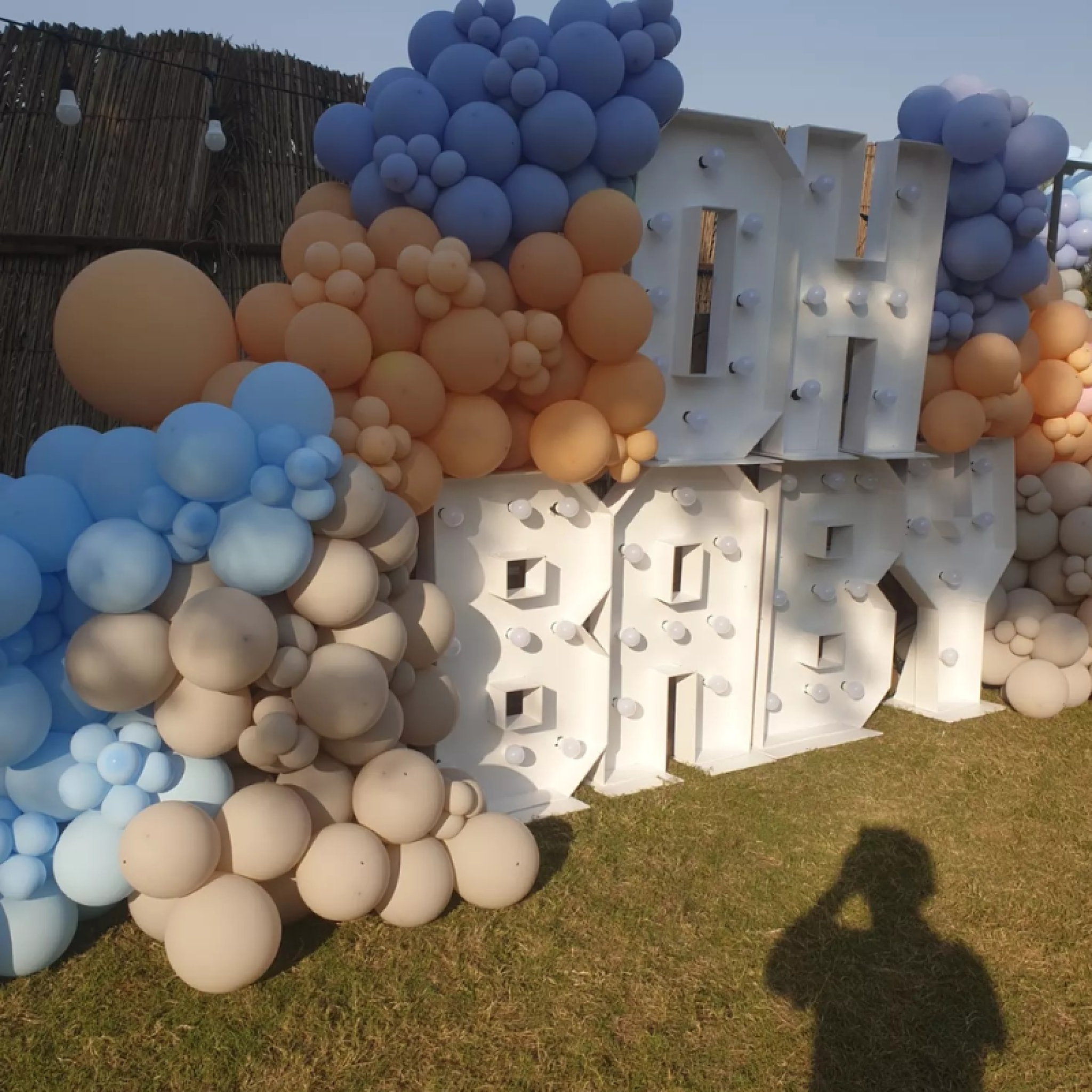 OH Baby balloons decoration package