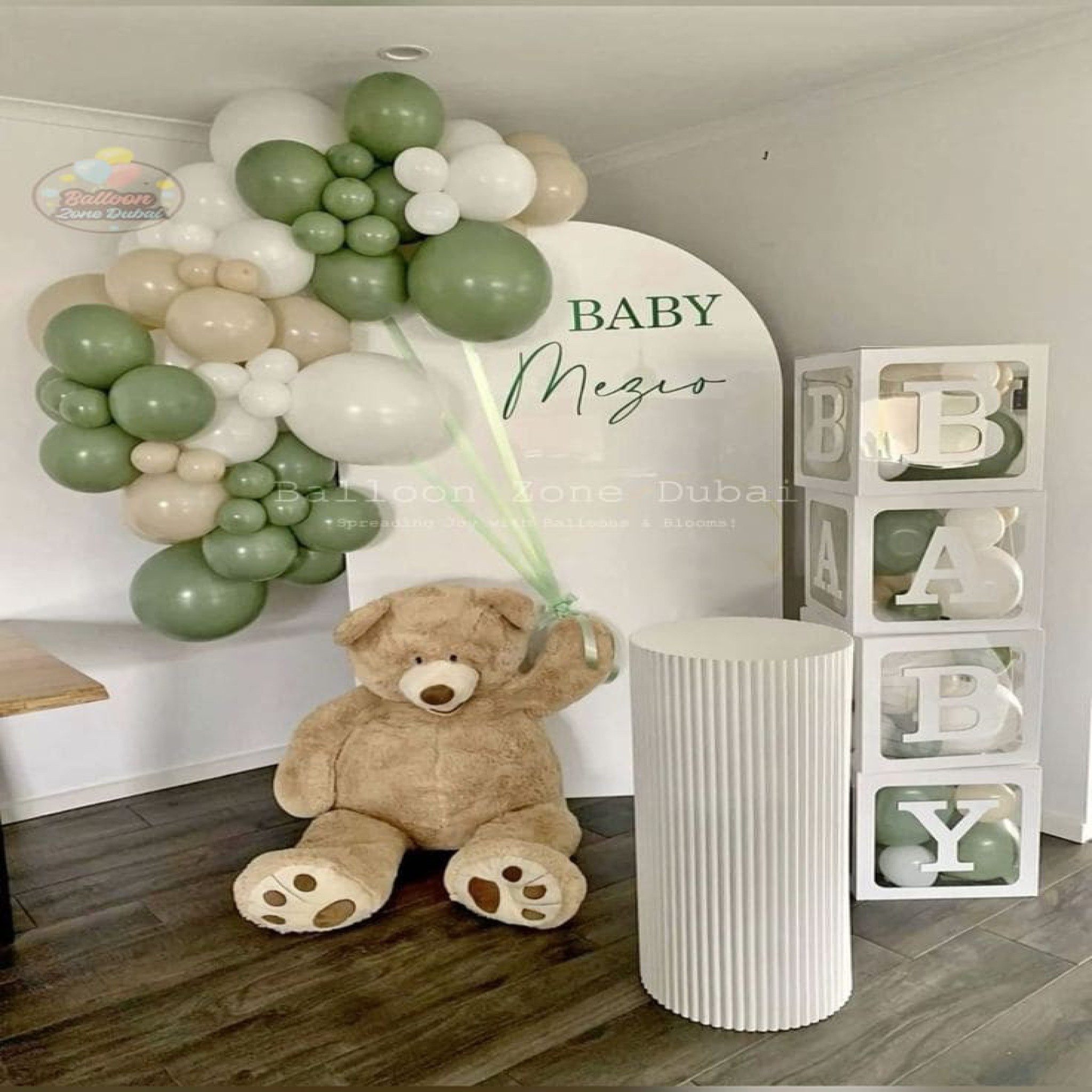 Oh Baby Delight Set Up | Newborn Baby balloons Dubai