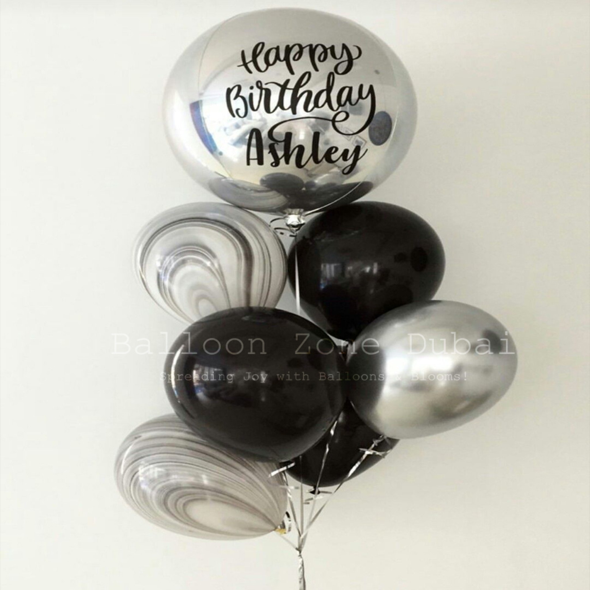 Personalized Orbz Balloon Bouquet Surprise