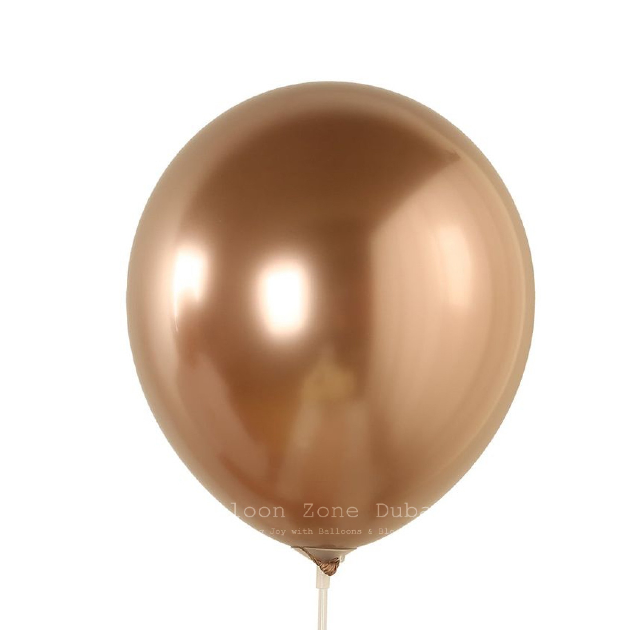 Shine in Style with the Rose Gold Chrome Balloon Set