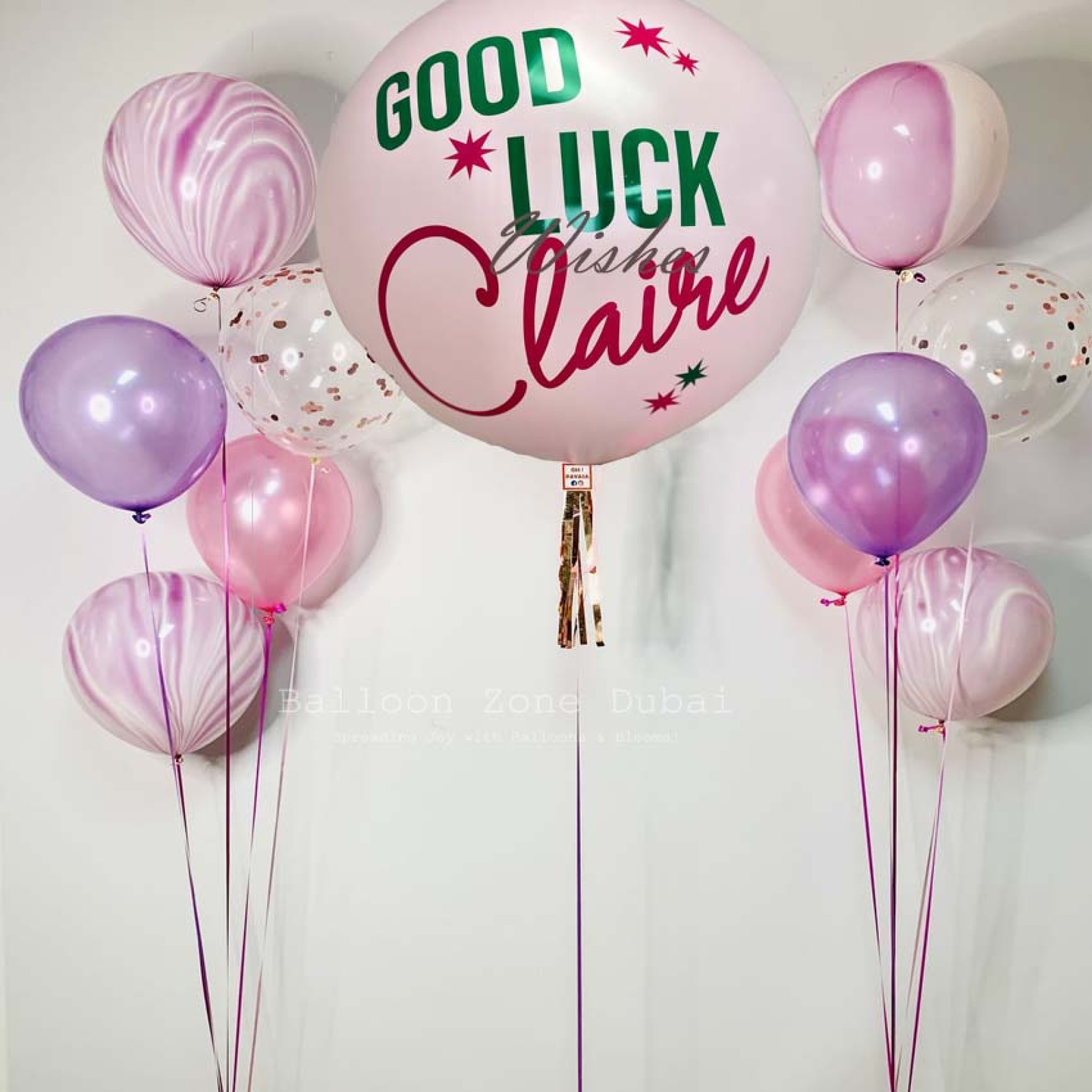Soft Glam Success Balloon Package 