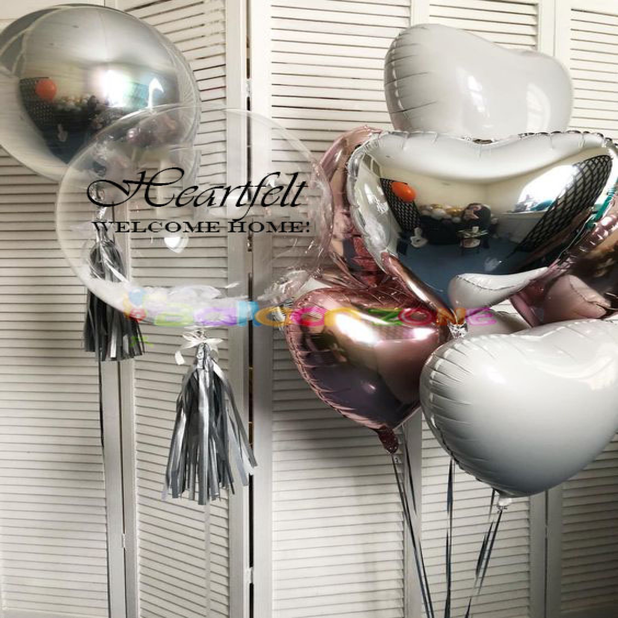 Welcome with Love: Beautiful Balloon Arrangements (WB-ID# 1007)